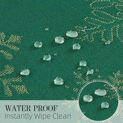 Cloth Napkins Set of 8–Square Jacquard Sparkling Metallic Snowflake Fabric Polyester Washable Reusable Cloth Napkins for Kitchen Dinner Dining Restaurant Wedding Table(Hunter Gold/17x17 Inch) - color: Hunter Gold