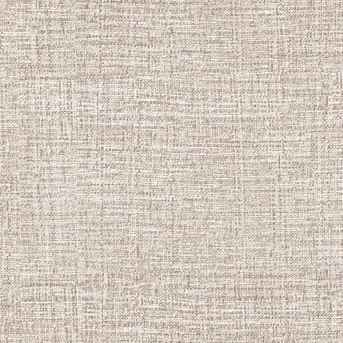 Amiya Grasscloth Khaki Wallpaper 17.3"x80" Peel and Stick Tan Faux Fabric Linen Contact Paper Beige Self Adhesive Removable Wall Paper for Bedroom Cabinet Liners Decor - color: Khaki, size: 17.3" x 80"