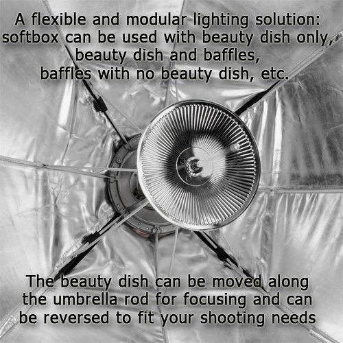Fotodiox EZ-Pro Strip Softbox 12x56" with Speedring for Bowens Gemini Standard, Classica Powerpack, R, RX & Pro Series Strobe - size: 12x56in (30x140cm), style: Bowens