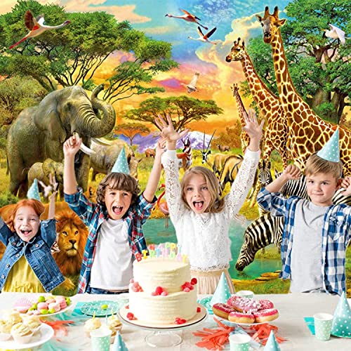 6x4ft Cartoon Farm Animals Party Backdrop Pink Barn Girl Baby Shower Birthday Photography Background Farmland Animals Cows Pigs Barnyard Backdrop Banner Cake Table Decoration Photo Booth Props - size: 6x4ft