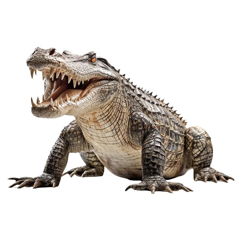 Crocodile - Life Size Cardboard Cutout Standup People with Support Standee | Animals - - color: Crocodile