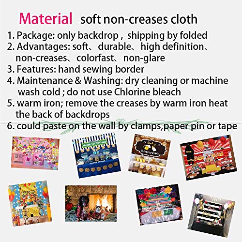8x6ft Fireplace Holiday Photography Backdrop Photo Booths Studio Props Vinyl Christmas Stocking Tree Photo Background Winter Xmas Birthday Party Decorations Baby Shower Supplies - size: 8x6ft