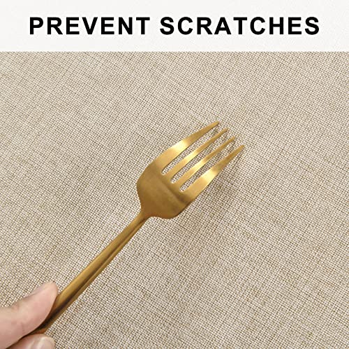 Hiasan Round Linen Tablecloth 30 Inch - Wrinkle and Stain Resistant Washable Polyester Fabric Table Cloth for Dining Room Kitchen Party, Beige - color: Beige, size: 30" (Round)