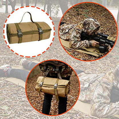 MYDAYS Tactical Roll Up Padded Shooting Mat,Non-Slip Durable Shooting Rest Hunting Accessories,Hunting Mats for Shooters