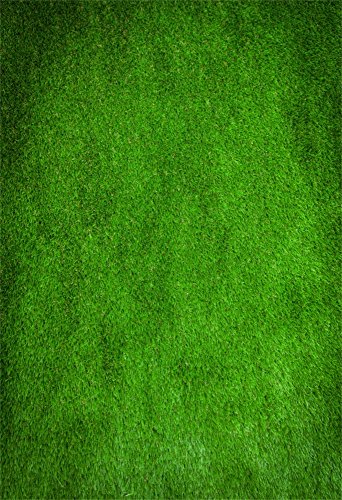 Laeacco 5x7ft Greenery Backdrop Retro Green Background Grunge Green Grass Field Artificial Sports Football Game Backdrop Photo Adults Newborn Baby Kids Birthday Party Portrait Studio Props