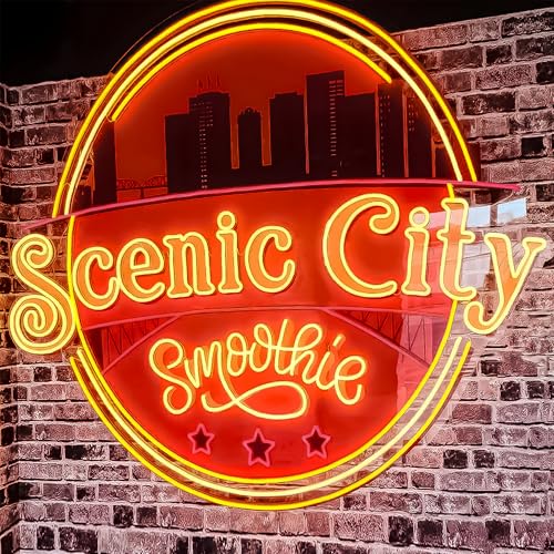 CIONAOR Custom Neon Sign, Personalized UV Printed LED Neon Sign LoGo Customizable for Business, Salon Beauty Nail Studios Light Up Name Sign, Images Neon Lighting Customized - size: Image Logo Custom