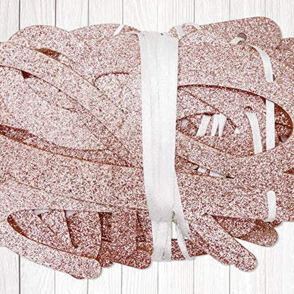Go Shawty It's Your Birthday Banner, Hip Hop Birthday Party Decorations Supplies, Rap Theme Bday Bunting Sign, Pre-strung, Photo Props (Rose Gold) - color: Rose Gold