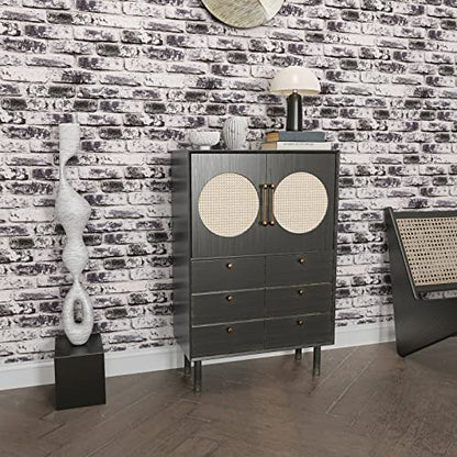 VaryPaper Grey Brick Wallpaper Peel and Stick Wallpaper 17.7''x315'' Brick Contact Paper Self Adhesive 3D Faux Brick Wallpaper Removable Wall Paper Roll for Bedroom Kitchen Backsplash Loft Fireplace - color: Gray, size: 17.7" x 315"