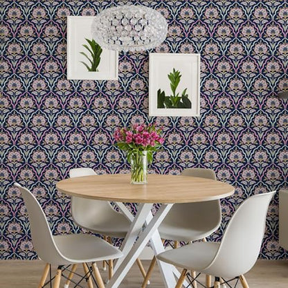 Main Street Peel and Stick Wallpaper Eco-Friendly Sheets 12 Pack, 11 X 16 Inch Modern Art Deco Design, Wall Mural for Home Decor, Removable Wall Decor Wallpaper Peel and Stick for DIY Projects - style: Modern Art Deco