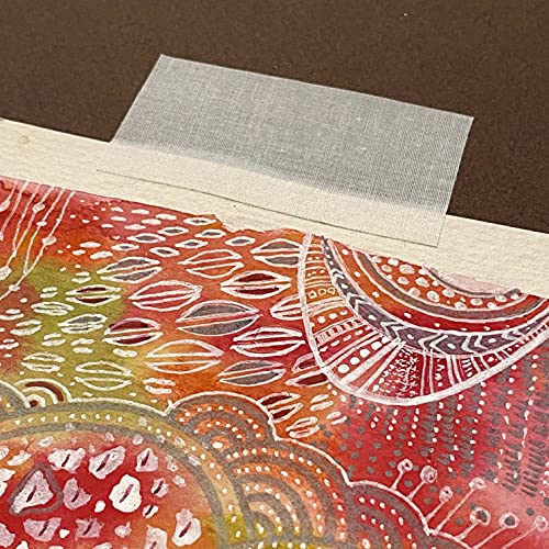 Lineco Self-Adhesive Linen Hinging Tape, 1.25 Inch x 35 Feet, Neutral pH Acrylic Adhesive, Acid-Free, Hinging Artwork, White, (Pack of 2) - size: 35 Foot (Pack of 2)