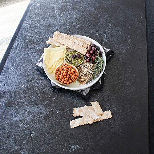 Bessie Bakes Black Textured Paint Replicated Photography Backdrop 2 Feet Wide x 3 Feet Long 3 mm Thick