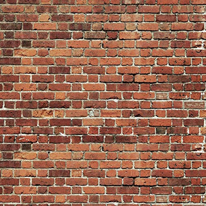 AIIKES 10x10FT Red Brick Wall Photography Backdrop Thin Vinyl Photo Backdrops Baby Birthday Party Graduation Home Decoration Photo Booth Studio Prop Banner 11-506 - size: 10x10ft