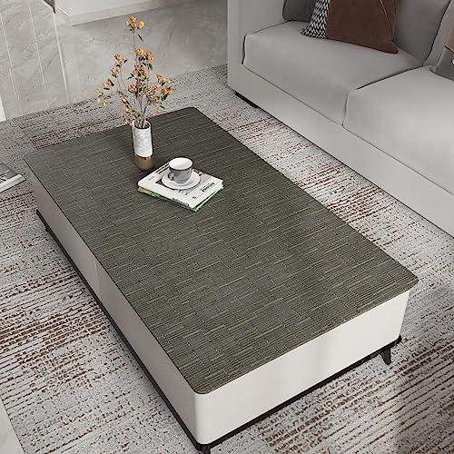 CHIHUT Dark Gray Grasscloth Peel and Stick Wallpaper Textured Removable Grass Cloth Contact Paper Self Adhesive Fabric Linen Grey Stick on Wallpaper for Bathroom Kitchen Backsplash Walls 17.7”x236” - color: ['Dark Gray'], size: 17.7" x 236"