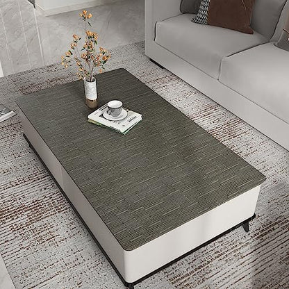 CHIHUT Dark Gray Grasscloth Peel and Stick Wallpaper Textured Removable Grass Cloth Contact Paper Self Adhesive Fabric Linen Grey Stick on Wallpaper for Bathroom Kitchen Backsplash Walls 17.7”x236” - color: ['Dark Gray'], size: 17.7" x 236"