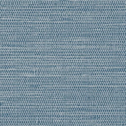 JiffDiff Grasscloth Wallpaper Peel and Stick Blue Grassweave Stick on Wallpaper Textured Self Adhesive Wall Paper Contact Paper 17.3"x472" - color: Dark Blue, size: 17.3" x 472"