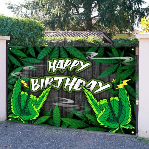 Green Leaves Birthday Backdrop Cool Green Plant Leaves Photography Background Natural Plants Grass Jungle Theme Decor Banner Portrait Photo Booth Studio Props 7x5ft FU011YL - size: 7x5ft