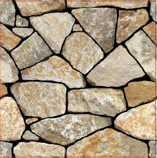 COMSTICKC 3D Faux Stone Wall Panel Peel and Stick Wall Stickers, 10 Pcs of 12"X12", Not Real Stone, Ultra-Light Thin PVC Rock Adhesive Fake Stone Wall Covering Backsplash Interior Decor, Brown - color: Brown Rock