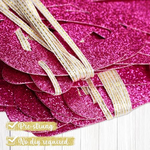 Go Shawty It's Your Birthday Banner, Hip Hop Birthday Party Decorations Supplies, Rap Theme Bday Bunting Sign, Pre-strung, Photo Props (Pink) - color: Pink