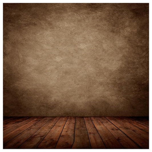 Vintage Abstract Brown Portrait Backdrop Brown Backdrops for Photoshoot 8x8FT 10702 - size: 8x8FT