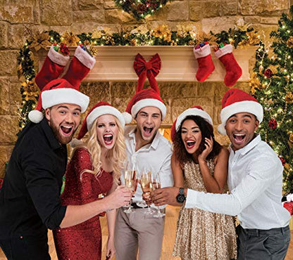 12x10FT Christmas Photography Backdrops Child Christmas Fireplace Decoration Background for Photo Studio 11209 - size: 12x10FT