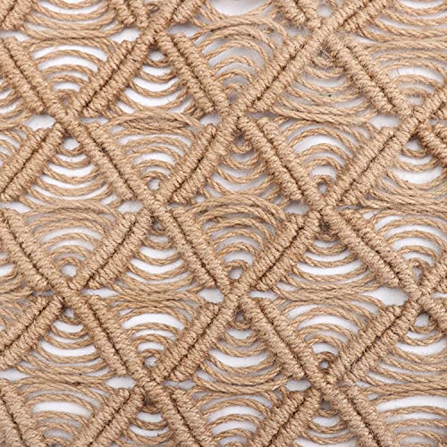Newborn Photography Props Baby Photoshoots Photo Posing Macrame Blankets Rug Backdrop (Brown) - color: Brown