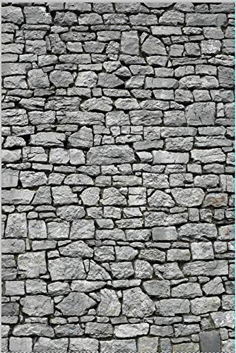 Laeacco 5x7 Rustic Brick Wall Backdrop Vintage Stone Photography Background Nostalgia Gray Grunge Photo Studio Stage Play Cosplay Decoration Birthday Party Photo Shoot Props
