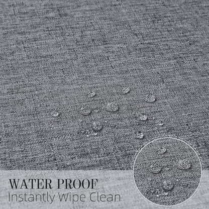 Cloth Napkin Set of 8 Square Washable Reusable Linen Fabric Polyester for Kitchen Dinner Dining Restaurants Wedding Party Banquet Table(Gray/17x17 Inch) - color: Gray