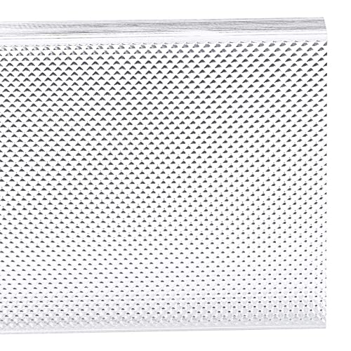 Lithonia Lighting 4 Foot Replacement Acrylic Diffuser Lens, Clear Prismatic Replacement Cover for 48-Inch SB Series Narrow Body Square Wraparound Ceiling Light Fixture for Shop Lights