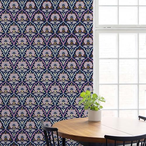 Main Street Peel and Stick Wallpaper Eco-Friendly Sheets 12 Pack, 11 X 16 Inch Modern Art Deco Design, Wall Mural for Home Decor, Removable Wall Decor Wallpaper Peel and Stick for DIY Projects - style: Modern Art Deco
