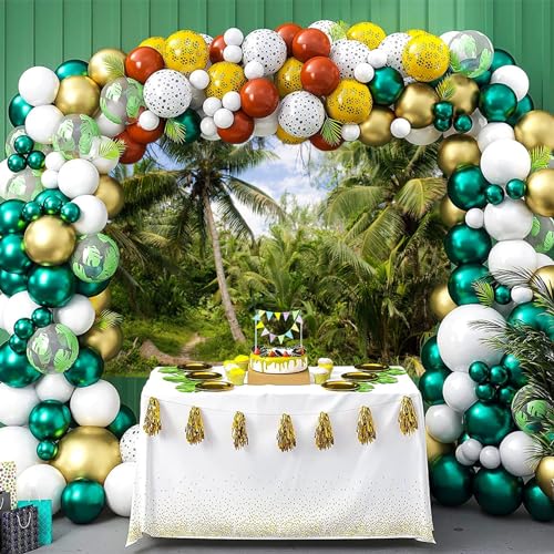 15x10ft Tropical Island Backdrops for Photography Coconut Palm Trees Background Island Wedding Backdrop Summer Theme Party Siesta Holiday Green Spring Summer Photo Studio Video Props - size: 15x10ft