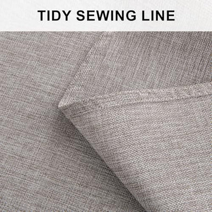 Hiasan Round Linen Tablecloth 30 Inch - Wrinkle and Stain Resistant Washable Polyester Fabric Table Cloth for Dining Room Kitchen Party, Stone - color: Stone, size: 30" (Round)