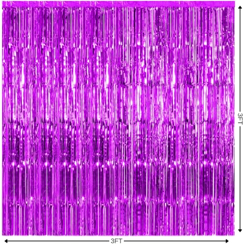 Stunning Rose Gold Fringe Foil Door Curtain - 3x8', 1 Count | Dazzling & Eye-catching Design - Perfect for Party Décor, Festive Occasions & Elegant Photoshoots