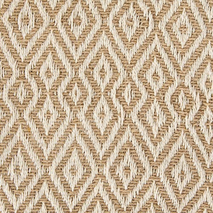DII Rustic Farmhouse Double Diamond Woven Throw, 50x60, Stone - color: Stone