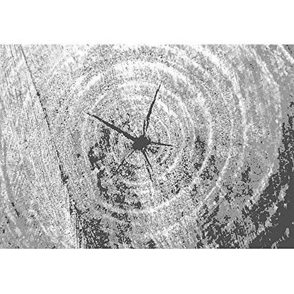 wall26 - Black and White Brutal Grunge Background Texture Saw Cut of The Wood - Removable Wall Mural | Self-Adhesive Large Wallpaper - 100x144 inches - color: Artwork - 19, size: 100"x144"