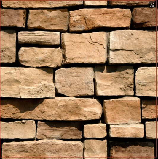 COMSTICKC Peel and Stick Faux Stone Wall Sticker Wall Panels, 10 Pcs 12" x 12", Not Real Stone, Ultra-Light Thin PVC Rock Adhesive Decorative Tiles Wall Covering Wallpaper Interior Decor - color: Brown Stone-1