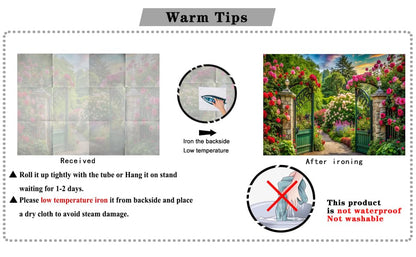 Hnzw 8x6FT Spring Photography Background, Spring Flower Window Indoor Background Decoration, Outdoor Garden Scene Birthday Parties Wedding Baby Showers and Event Photo Background Decoration 088 - size: 8x6ft
