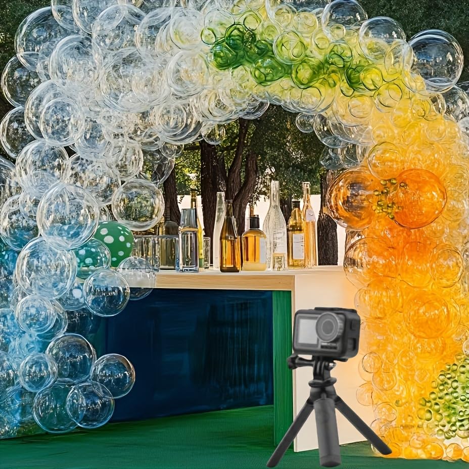 10pcs Transparent Bubble Balloon Garland Kit, Ideal for Birthdays, Weddings, Christmas, Bridal & Ocean Theme Parties, Perfect as Decor & Photo Props（18inch）
