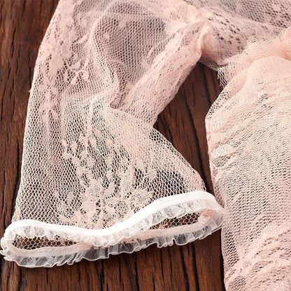 Newborn Photography Outfits Girl Baby Photo Tutu Dress Newborn Photoshoot Romper Baby Picture Lace Outfit - color: Pink2