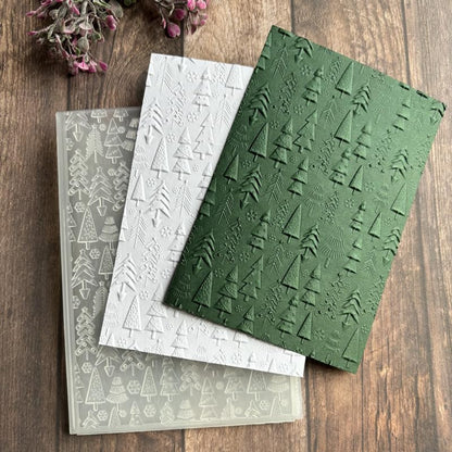 3D Embossing Folders for Card Making, 3Pcs Christmas Elk Snowflakes Flower Plastic Embossing Folders Embossing Folder Craft Card Template for DIY Scrapbooking - color: 3 Pack Christmas