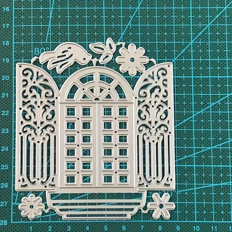 Lapoo Festivals Metal Cutting Die for Scrapbooking - Durable, Cut Stencils for DIY Scrapbook Photo Album Decorative Paper Card, Card Making Supplies, Embossing (Eid Window 4 x 3.5 in) - style: Eid Window 4 x 3.5 in
