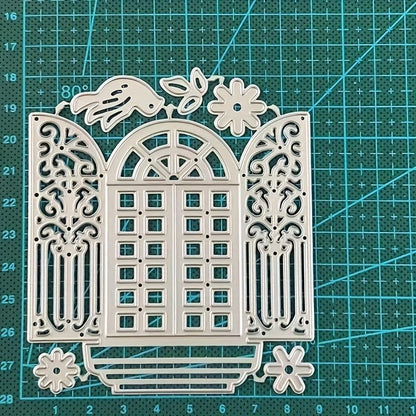 Lapoo Festivals Metal Cutting Die for Scrapbooking - Durable, Cut Stencils for DIY Scrapbook Photo Album Decorative Paper Card, Card Making Supplies, Embossing (Eid Window 4 x 3.5 in) - style: Eid Window 4 x 3.5 in