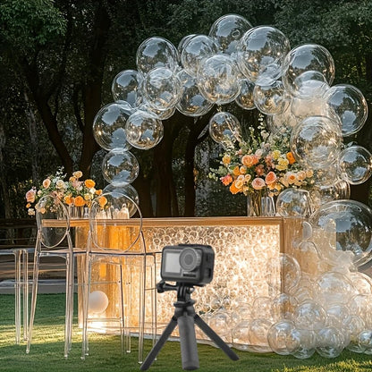 10pcs Transparent Bubble Balloon Garland Kit, Ideal for Birthdays, Weddings, Christmas, Bridal & Ocean Theme Parties, Perfect as Decor & Photo Props（18inch）